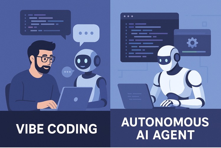 Vibe Coding vs Autonomous AI Agent